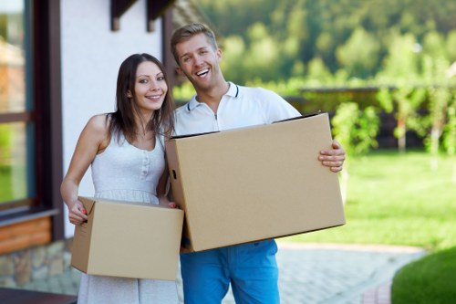 Secure mobile storage setup for Harrowonthehill residents