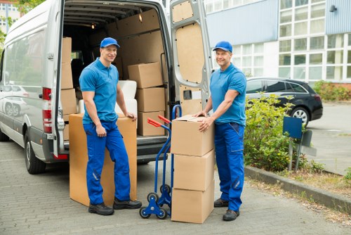 Packing office equipment for relocation