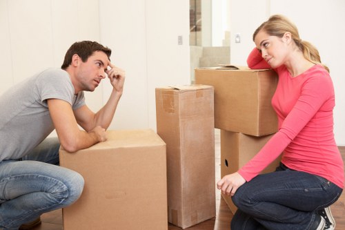 Household items packed for long-term storage